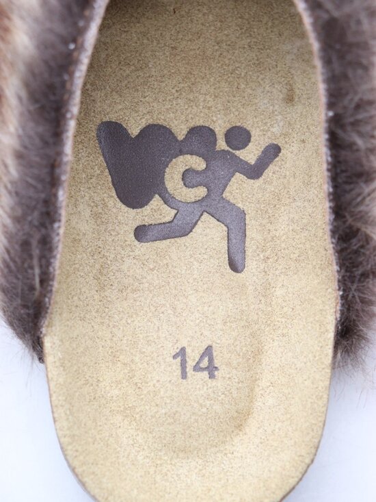 NWOB Worst Case Goat Tabi Clogs Men\'s 14 Brown Shaggy Faux Fur Split Toe Mules main image 9